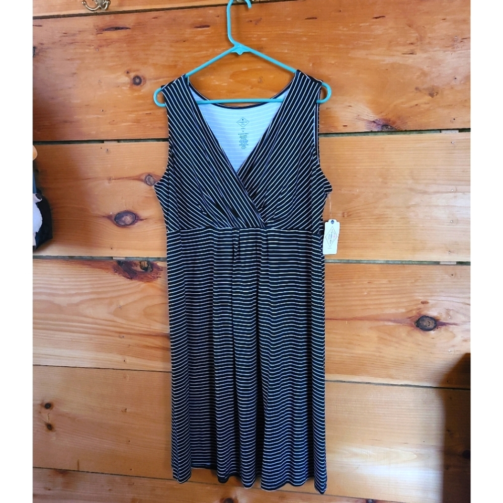 NWT St John's Bay Striped Dress